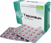 TERIKVIN tabletkalari 25 mg N60