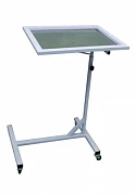 Медицинский манипуляционный столик (передвижной, с одной полкой из нержавеющей стали)