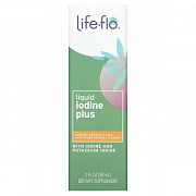 Life-flo, Жидкий йод плюс натуральный вкус апельсина, (59 мл)