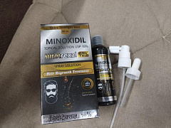 Mitotrexal (Minoxidil) 10% soch va soqol spreyi (Hindiston)