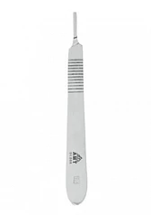 Ручка скальпеля малая 120 мм (№3):uz:Kichik skalpel tutqichi 120 mm (№ 3)