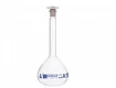 Колба мерная 200 мл, класс "А", боросиликатное стекло, шлиф 14/23:uz:200 ml hajmli kolba, " a " sinf, borosilikat shisha, shlif 14/23
