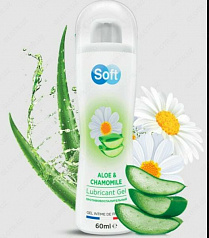 Гель Soft Aloe & Chamomile:uz:Intim moylash jeli Soft Aloe & Chamomile