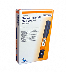 НовоРапид ФлексПен (Flex Pen) 100 TB/ml:uz:NovoRapid FlexPen (Flex Pen) 100 TB/ml
