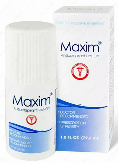 Антиперспирант Maxim:uz:Maksimal antiperspirant