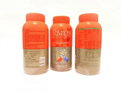 Капсулы Uzamax для укрепления костей и высокого роста:uz:Uzamax suyaklarni mustahkamlash va baland bo'yli