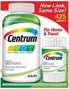 Комплекс мультивитаминов и минералов Centrum, 365+60 таблеток