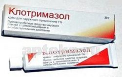 КЛОТРИМАЗОЛ крем 20г 1%