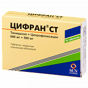 ЦИФРАН СТ 0,5+0,6 таблетки N10