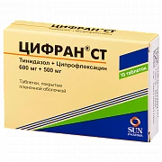 ЦИФРАН СТ 0,5+0,6 таблетки N10
