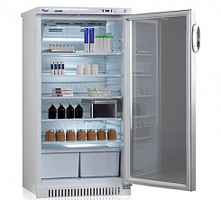 Холодильник фармацевтический V=250л, ХФ-250-3 (+2...+14, 600х610х1300) со
стекл. дверью и замком:uz:Farmatsevtik muzlatgich V=250l, HF-250-3 (+2...+14, 600x610x1300) shisha bilan eshik va qulf