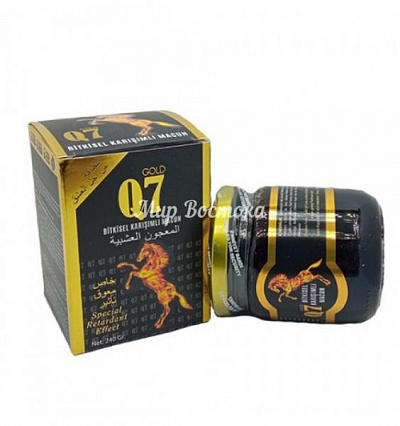 Эпимедиумная паста для мужчин и женщин Q7 Gold macun (50 г.):uz:Q7 Gold erkaklar kuchi uchun vosita