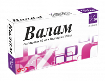 VALAM tabletkalari 10/160 mg N28