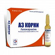 AZ KORNI inyeksiya uchun eritma 5ml 1000mg/5ml N5