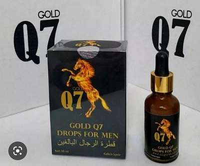 Капли для мужчин Gold Q7 :uz:Gold Q7 erkaklar uchun hayajonli tomchilar