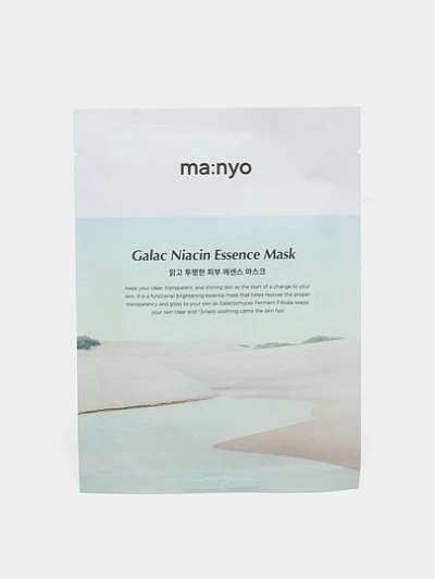 Осветляющая тканевая маска с ниацинамидом Manyo Galac Niacin Essence Mask