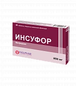 INSUFOR tabletkalari 850mg N30