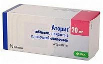 ATORIS 0,02 tabletkalari N90