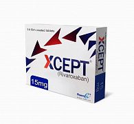 XCEPT таблетки 15мг N14