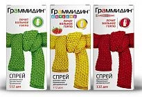 ГРАММИДИН С АНЕСТЕТИКОМ спрей 112 доз