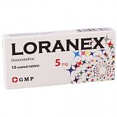 LORANEKS tabletkalari 5mg N10
