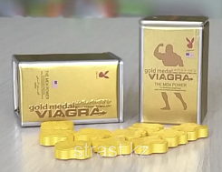 Препарат для мужчин Gold medal viagra таб., 10 шт:uz:Potentsia uchun dori oltin medal viagra yorliq., 10 dona