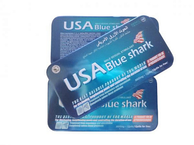 Мужской препарат Голубая акула (12 таблеток):uz:Blue Shark Erkak dori (12 tabletka)