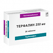 TERFALIN tabletkalari 250mg N28