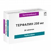 ТЕРФАЛИН таблетки 250мг N28