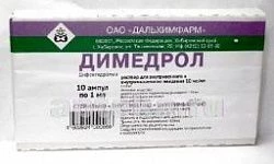DIMEDROL eritma 1ml 0,01/ml N10