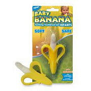 Силиконовая зубная щётка-прорезыватель BABY BANANA для зубов в виде банана, для младенцев