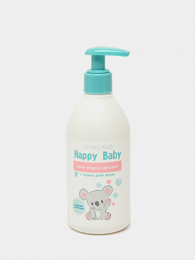 Жидкое мыло для детей Liv Delano Happy Baby, с первых дней жизни, 300 г