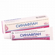 СИНАФЛАН мазь 15 г 0,25 мг/г
