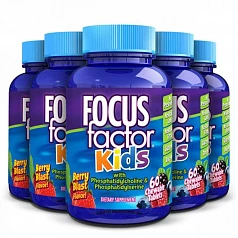 Витамины для детей Focus factor Kids (150 шт.):uz:Bolalar uchun vitaminlar Fokus faktor Kids (150 dona)