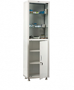 Металлический медицинский шкаф для хранения инструментов МД 1 1650/SG 1655*500*320 мм