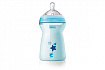 Пластиковая бутылочка 330 мл, 6М+ NF, голубая CH023