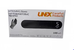 Перчатки медицинские нестерильные нитриловые, однократного применения размер S UNEX
