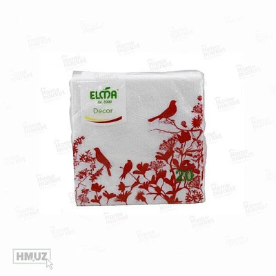 Салфетки Elma 33х33 Classic (273) в кейсе 40 шт:uz:Salfetkalar Elma 33x33 Classic (273) qutida 40 dona.