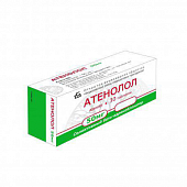 ATENOLOL tabletkalari 50mg N30