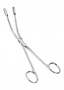 Щипцы для извлечения желчных и почечных камней вертикально-изогнутые 190 мм