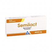SEMILAKT tabletkalari 50 mg 50/20 mg N10