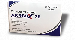 AKRIVIKS 75 tabletkalari 75mg N30