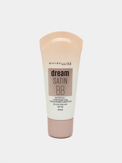Тонирующий уход Крем мгновенное сияние Maybelline New York Dream Satin ВB 