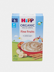 Детская молочная каша HIPP Ogranic Milk & Cereal, fine fruits, 250 г