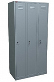 Шкаф трех секционный для униформы металлический ITM -166