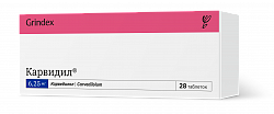 KARVIDIL tabletkalari 6,25mg N28