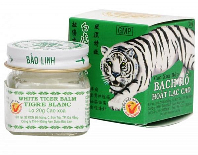Вьетнамская мазь "Белый тигр" для лечения суставов Bach Ho:uz:Vetnam moyi" oq yo'lbars " Bach Ho bo'g'imlarni davolash uchun