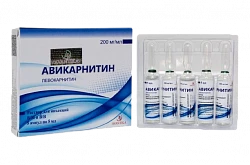 АВИКАРНИТИН раствор для инъекций 5мл 200мг/мл N5