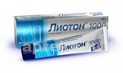 ЛИОТОН 30,0 гель 1000МЕ/Г