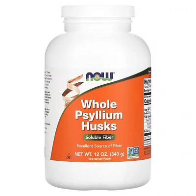 NOW Foods, шелуха семян подорожника, 340 г:uz:NOW Oziq-ovqatlar, Psyllium qobig'i, 340 g
